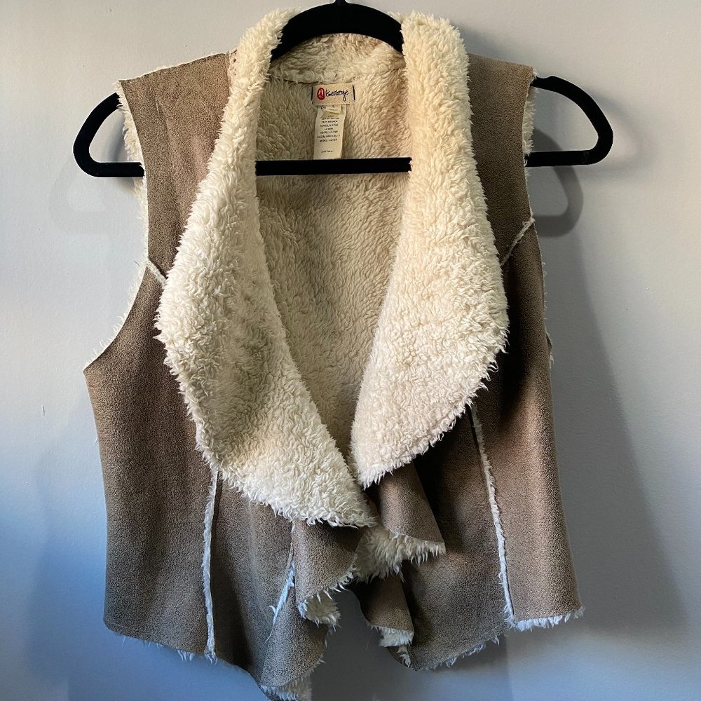 2/$10 Open Front Sherpa Vest
